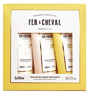 Coffret de 3 crèmes mains - Rose-Thé blanc & Yuzu- Miel & Amande 3 x 30 ml