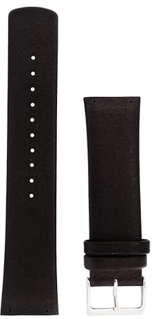 Skagen Armbanduhren für Herren 20mm, Schwarz Leder, original ersatzband für 233XXLSLN