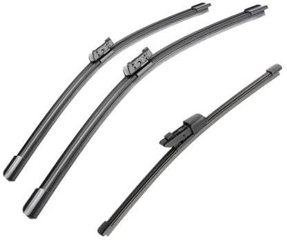 Ersatzklingen Für VW Für Golf 7 MK7 Fließheck 2012-2018 Vorne Hinten Wischer Klingen Windschutzscheibe Windschutz Fenster 26 + 18 + 11 Nachfüllpackungen für Wischerblätter