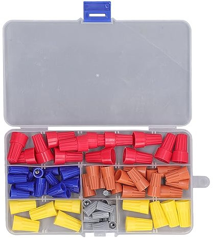 ANKROYU Cappucci per cavi elettrici, Cappucci twist per cavi elettrici in PVC, Cappucci terminali per cavi elettrici ad alta efficienza, Terminali a vite per automobili, Progetti