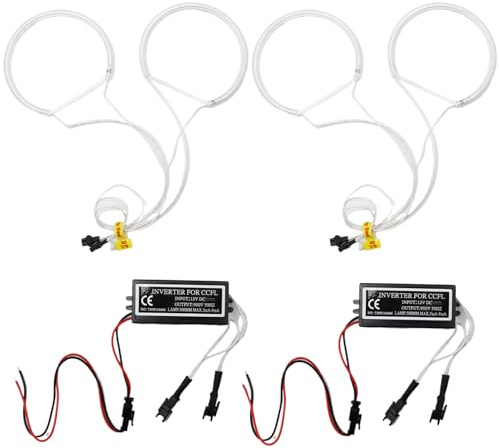 YananAC Angel Eyes Halo Ring Set 12V Luz Blanca para 3Series E46 1993-2005 Halo Series Angel Eye Accesorios