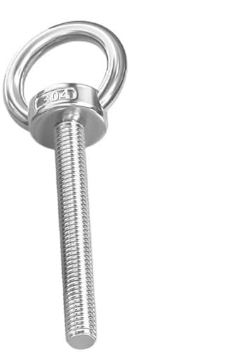 Ringschrauben 1PCS M3 M4 M5 M6 M8 M10 M12 M14 M16 M20 M24 304 Edelstahl Hebe Auge Schraube Schrauben Runde Ring Haken Bolzen Schraube(M8x30mm)