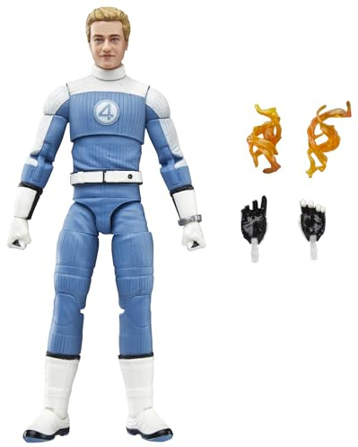 Marvel Legends Series Johnny Storm Action-Figur | Marvel Legends Fantastic Four Movie 2025 Actionfigur Johnny Storm 15,2 cm
