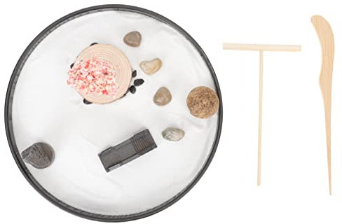 JOINPAYA 1satz Zen Sandkasten Tischdekoration Mit Elegantem Design Miniatur Garten Ornament Für Entspannung Und Stil Für Schreibtische Und Wohnräume