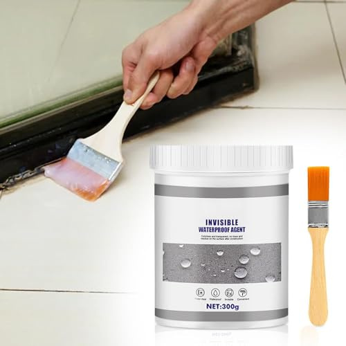 Liquide d'étanchéité Transparent, 2025 Agent Anti-Fuite étanche, Scellant isolant étanche, Colle Anti-Fuite de Mastic isolant pour une Utilisation intérieure et Extérieure (1PCS, 300G)