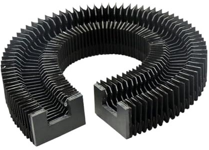 DAISHUJIE Staubschutzabdeckung Staubschutz for Organführungen for HGR25-Linearschienen, um Staub und Schmutz zu vermeiden, Balg for Linearführungen, staubdichte Abdeckung, gestreckte Länge(400mm)