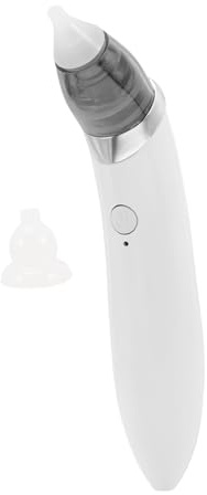 Elektrischer Nasensauger für Babys, 5 Stufen Saugkraft | Weiches Silikon, ABS Gehäuse, Ergonomisch, Kontrollierter Luftstrom, Sicher für Neugeborene