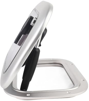 EMUKOEP Fenêtre de Bateau, Puits de Lumière de Ventilation Marine Marine pour Le de pour la Fenêtre Portlight Durable de Pont pour Les Bateaux Améliorer Le Flux d'air et Le Confort sur