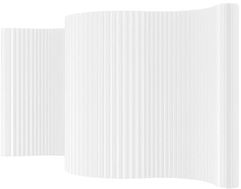 Aeovot Room Divider Wall - Papierbasis Paravent Innen, Trennwand Raumteiler Ohne Bohren Raumtrenner Lamellenwand Tragbar, Faltbar Room Separator für Wohnzimmer, Büros und Kosmetikstudios