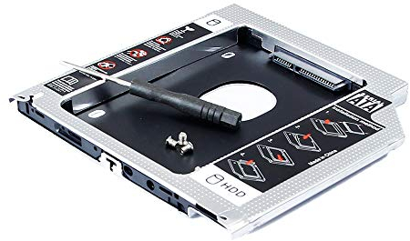 Segundo disco duro SSD Caddy Segundo Estado Sólido Carcasa para Apple MacBook Mac Book Pro Unibody 2012 2011 2010 2009 13 15 pulgadas Laptop interno CD DVD SuperDrive Bahía óptica de repuesto