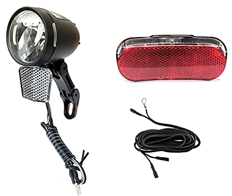 LED Beleuchtung Umrüstset 80 Lux vorne Standlichtfunktion und Helligkeitssensor