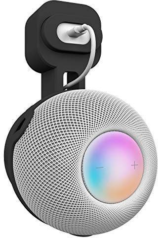 Molitececool Soporte de Pared para Homepod Mini - Soporte de Pared para Altavoz Homepod Mini - Ahorro de Espacio, excelente gestión de Cables sin enredos de Cables