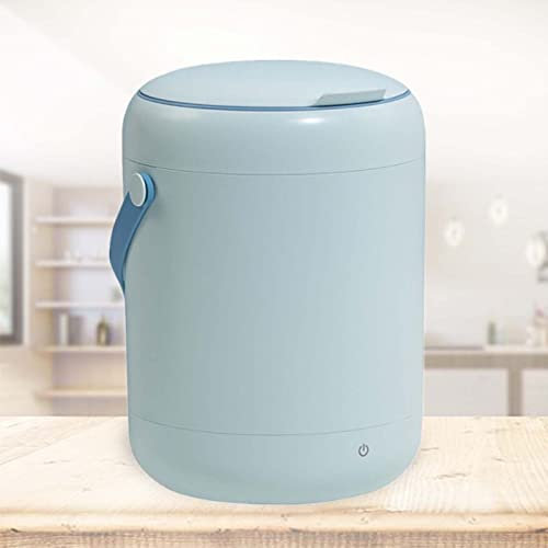 PanHuiWen Lavatrice Miniatura Mini Lavatrice Portatile per Scarpe Lavatrice Manuale da Campeggio Mini Lavatrice Portatile Lavandino 2.8L Antibatterico con Luce Blu,Blue