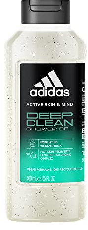adidas Active Skin & Mind, Deep Clean Shower Gel, Docciaschiuma Uomo, 400 ml
