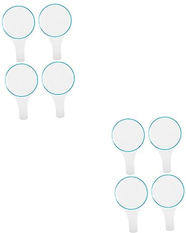 MAGICLULU 8stücke Handheld Whiteboard Abwischbare Mini-tafeln Für Abstimmungen Und Bewertungen Für Wettbewerbe Und Bildungsevents