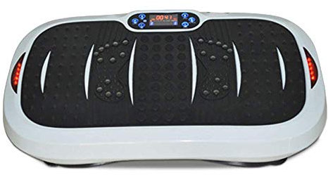 HADWAO Slim Vibration Plates With USB Music Speaker 99 Levels Speeds For Weight Loss Body And Touch Display Anti Slip Surface