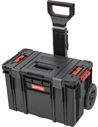 Werkzeugkasten auf Rädern Qbrick Vario - 530 x 383 x 690 mm - Werkzeugtrolley Werkzeugkiste auf Rollen Toolbox Werkstattkoffer Rollende Werkstatt