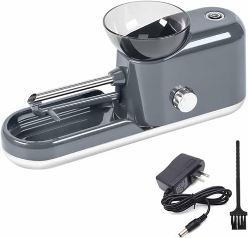 Electric Herb Grinder with 6/8mm Tube Electric Cigarette Rolling Machine Portable Herb Grinder (GRAY)