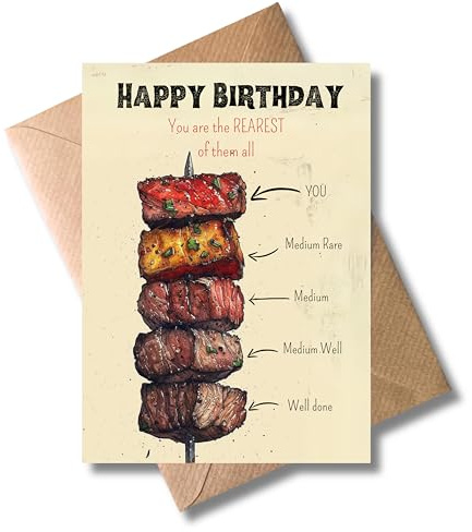 Happy Birthday Karte - Lustige Geburtstagskarte mit Umschlag Your are the rarest of them all Glückwunschkarte Geschenkkarte zum Geburtstag Feier Party (DIN A6)