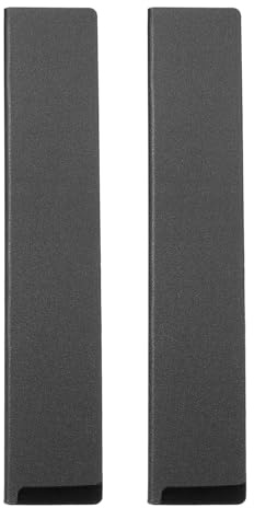 sourcing map 2 Pcs Knife Tip Guards 12.2x 2.17 ABS Knife Cover Sleeves Case Blade Protector Universal Sheath for Home Kitchen, Black