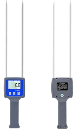 pour bois, bois de chauffage, murs, matériaux de construction Humidimètre for farine de céréales, sorgho, soja, orge, hygromètre, détecteur d'humidité, analyseur d'humidité for semoule de mil, avoine