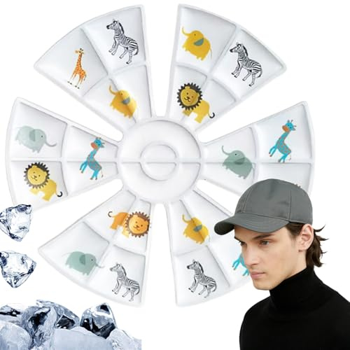 Kühlakku für Mütze | Kühlakku – leichtes wiederverwendbares Innenfutter, Helm-Kalteinsatz für Camping, Reisen, Outdoor, Pendeln, Erwachsene