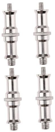 HEALSOPTHY 4 Piezas Adaptador Rosca Macho para Trípode Cámara de Tornillos Metálicos Duraderos para Accesorios Flash Estudio y Equipo Fotográfico Portátil
