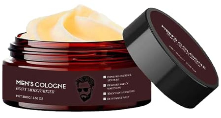 Burro per il corpo da uomo, rassodante e nutriente in profondità, profumo di lunga durata e idratazione intensa, lozione per il corpo al burro di karité biologico, assorbimento rapido e non grasso. (1