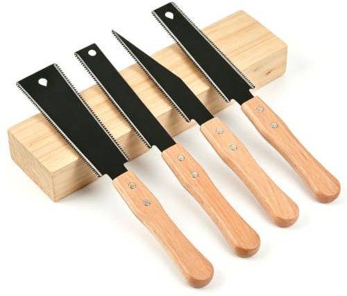 Set 4 sierras japonesas SK5 para madera y espigas