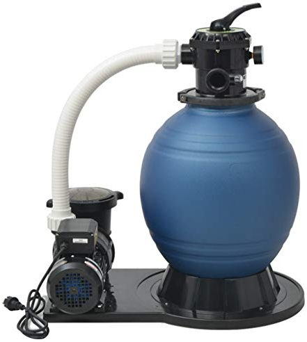 vidaXL Pompa con Filtro a Sabbia Piscina XL 1000 W 16800 L/h Filtraggio Acqua