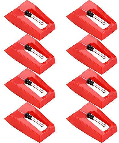 8 Stück Plattenspieler Nadel Plattenspieler Diamant Ersatz Nadel für Schall Plattenspieler