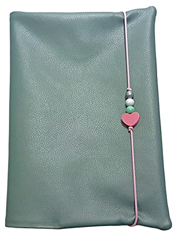 la.nunu Windeltasche - Kunstleder Mint - Handarbeit - Wickeltasche Windeln Feuchttücher Baby Tasche