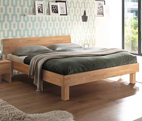 Hasena Trento Bett Forti 25 Eiche Bianco Kopfteil 180x200