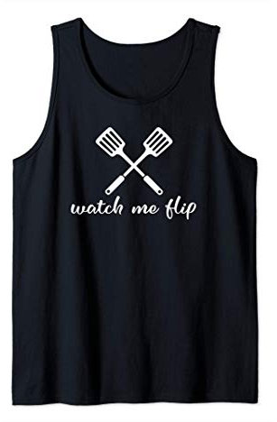 Watch Me Flip Cooking Cuisson Spatule Ustensile de cuisine Débardeur