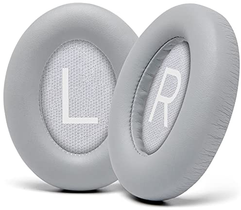 WC Wicked Cushions Upgraded Replacement Ear Pads for Bose 700 Noise Cancelling Headphones (NC700) - Softer PU Leather, Luxurious Memory Foam, Added Thickness, Extra Durable Ear Cushions | (Silver)