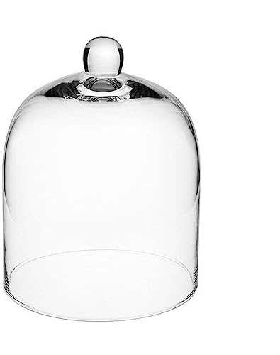 SWEET HOME Cupola Campana Cloche in Vetro Trasparente cod.CC00524LU cm 18h diam.14 by Varotto & Co.