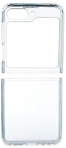 Funda de Silicona para Samsung Galaxy Z Flip 5 [Flexible, Ultrafina y Resistente]. Carcasa Silicona TPU Transparente [Protección contra Caídas](Silicona Transparente)