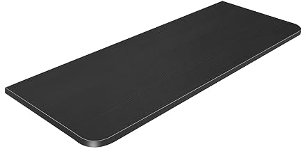 HUOLE Tavolo Pieghevole Scrivania Ribaltabile A Parete Tavolo da Cucina Pieghevole in Legno Tavolo Pieghevole A Muro Tavolo da Lavoro Pieghevole A Parete(60 * 30 * 1,6 cm-nero)