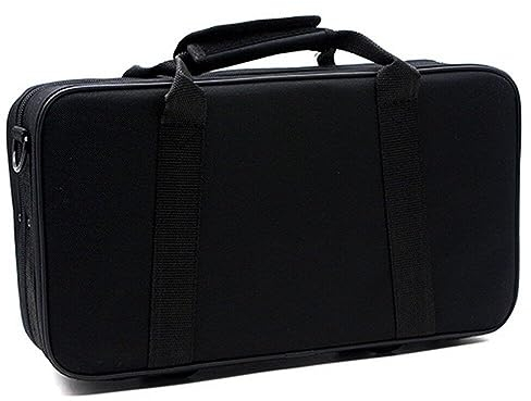 Klarinettentasche tragbar wasserdicht mit Schaumstoff gepolstert verdickter Klarinettenkoffer Aufbewahrungstasche für Musikinstrumente