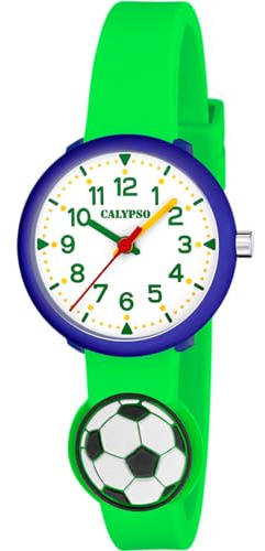 Calypso Barn analog kvartsur med gummirem K5845/5, vit, Vit