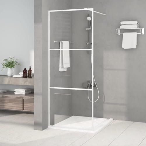Kangmusi Duschwand für Begehbare Dusche 80x195 cm ESG-Klarglas, 152120