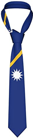 Krawattenschal Nauru-Flagge Nauruisch, Krawatten Klassisch Krawatte Seidenweich Herren Hochzeit Krawatten Für Hochzeit Festliche Party