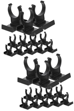 UKCOCO 40pezzi Clip Per Zoccolo Regolabili Per Fissaggio Battiscopa Resistente Accessori Per Mobili Da Cucina e Armadi Compatibile Con Diversi Tipi Di Zoccoli e Antiscivolo