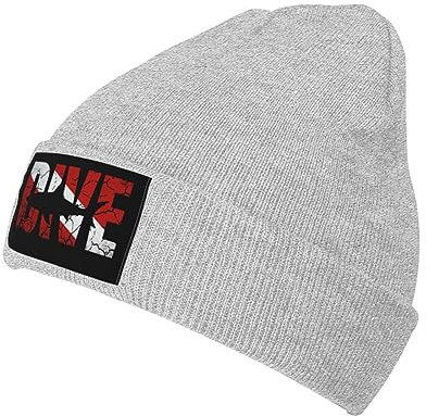 Cuffed Plain Hat, Tauchen Mit Haien Beanie Winter Mütze Einstellbare Beanie Strickmütze Funktionale Strickmütze Für Winter Skifahren Skating