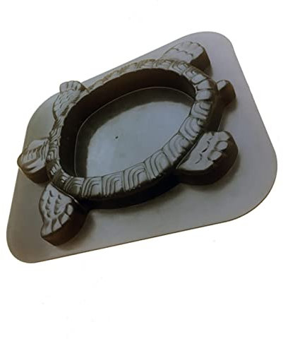 Mipcase Moule de Sol Soi-même Tortue pour Jardin en Plastique Noir