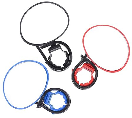 TOYANDONA Fahrradspiegel Rückspiegel Lenkerspiegel Für Mountainbikes Und Rennräder Mit Flexibler Stange Zum Einfachen Einstellen Der Spiegelposition Passend Für Verschiedene Fahrräder Inklus