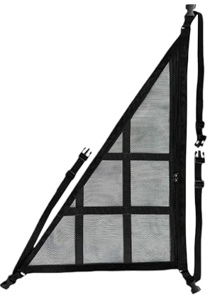 Triangle Car Plafond Cargo Filet, Voiture Organisateur De Rack De Toit, Filet Intérieur Automobile, Stockage Polyvalent, Sangles Réglables, 90x65 Cm / 35.43x25,59 Pouces, pour Voyager