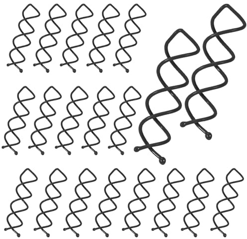 20 Stück Haarspiralen, Haarklammer, Spirale Haarspange für Hochsteckfrisuren, Hochsteckfrisuren Zubehör, Hairpin, Hair Accessories für Frauen, Mädchen, DIY Frisuren Zubehör