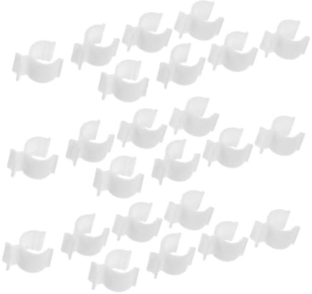 LOLIPPYY 100pezzi Clip Bloccaggio Per Pompa Per Cosmetico Clip Per Per Pompa Per Lozione Accessorio Dispenser Per Shampoo e Struccante Perdite Bianco