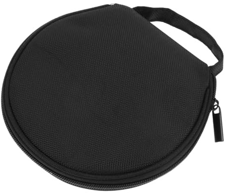 Kichvoe Borsa Porta CD di Grande Capacità Cerniera, Custodia Protettiva per Dischi per Auto e Casa, Organizer Portadischi Resistente All’umidità per 20 CD